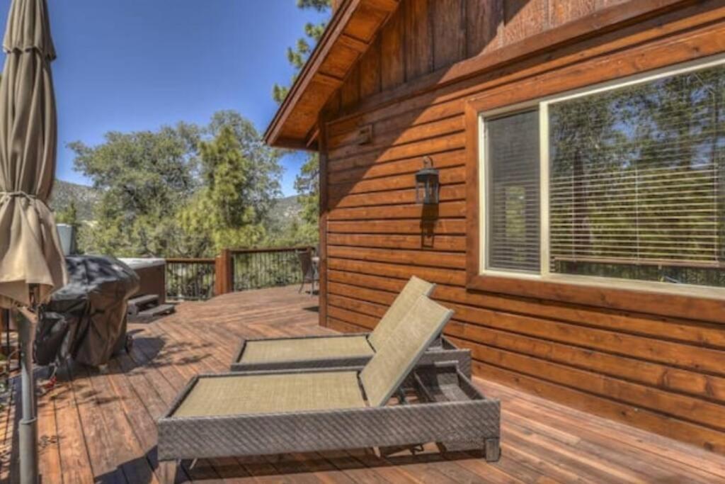 Custom Single Story Cabin With Jacuzzi Pool Table & Big Game Room With Arcade Games Big Bear Lake Buitenkant foto